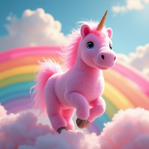 pink fluffy unicorns dancing on rainbows AI Voice Generator - 1+ pink ...