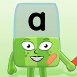 A (Alphablocks) AI voice