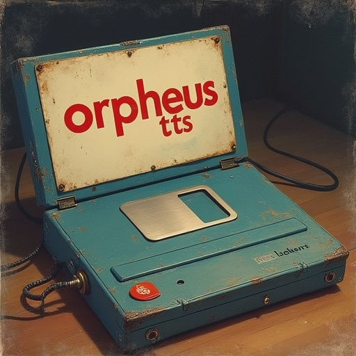 Orpheus TTS (US english, speech only)