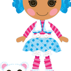 Mittens Fluff 'N' Stuff Lalaloopsy Paige Stone AI voice