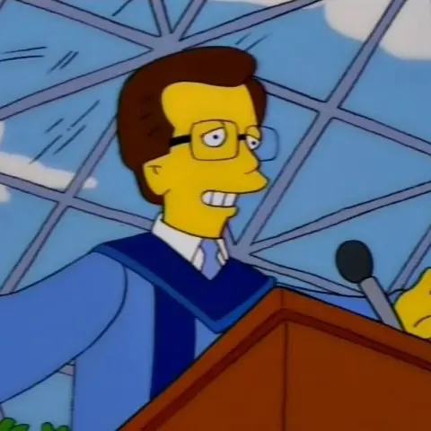 Crystal Cathedral Preacher (Simpsons)