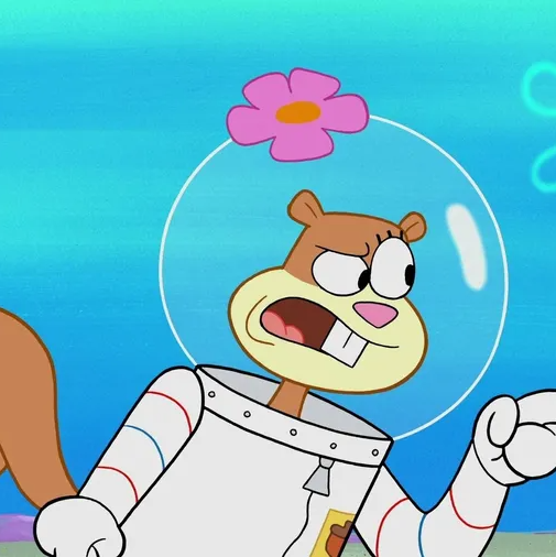 Sandy Cheeks German AI voice
