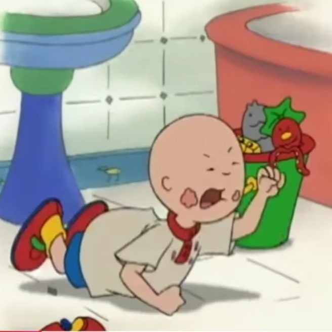 Caillou Crying Sound Effect AI voice